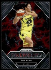 2021-22 Panini Prizm WNBA Fireworks Sue Bird Seattle Storm #18