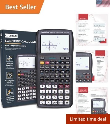 Scientific Calculator with Graphic Functions, Upgraded Multi-Mode Graphing Ca...