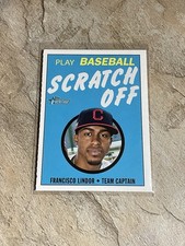 2020 Topps Heritage - 1971 Topps Baseball Scratch-Offs Francisco Lindor #12
