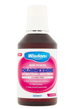Image of Wisdom Chlorhexidine Anti-Bacterial Mouthwash Fresh Mint - 300ml