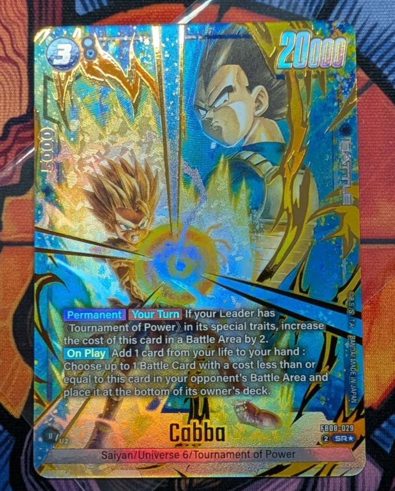 Cabba FB08-029 Alternate Art Saiyan's Pride Dragon Ball English