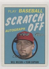 2020 Heritage Minor League Edition 1971 Scratch-Off /99 Will Wilson Auto 3gr