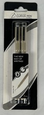 NEW Curva Pen The New Way Of Writing 2 Pack 0.4 mm RARE Left Handed