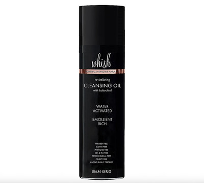 Whish Revitalizing Cleansing Oil with Bakuchiol, 4.0 fl oz new