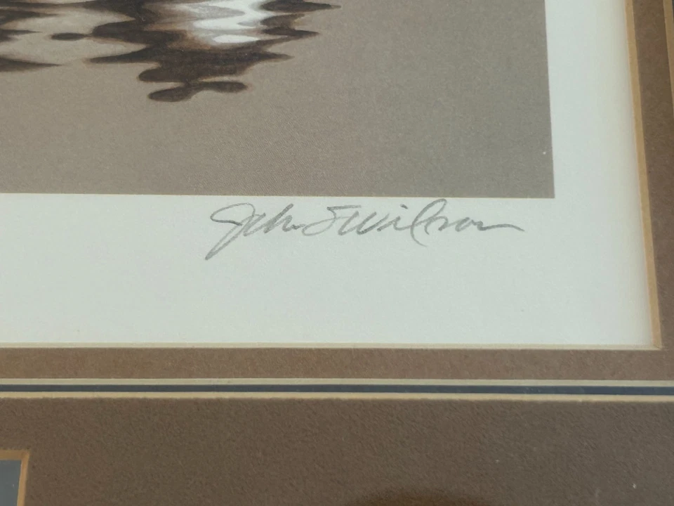 Collectible 1982 Framed Minnesota Migratory Hunting Stamp w/ Print #5790 - Image 3 of 4