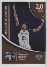 2016-17 Panini Totally Certified Calling Cards Anthony Davis #31 1u6
