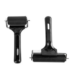 2-Pack Brayer Rollers Crafting 4-Inch 2.2-Inch Rubber Rollers Printmaking