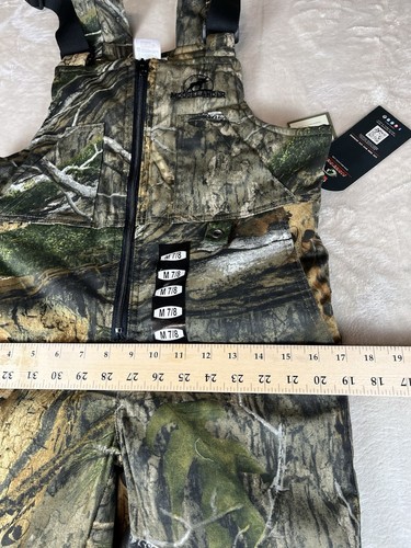 Mossy Oak Youth Insulated Bib Overall Medium 7/8 NWT - Picture 13 of 14