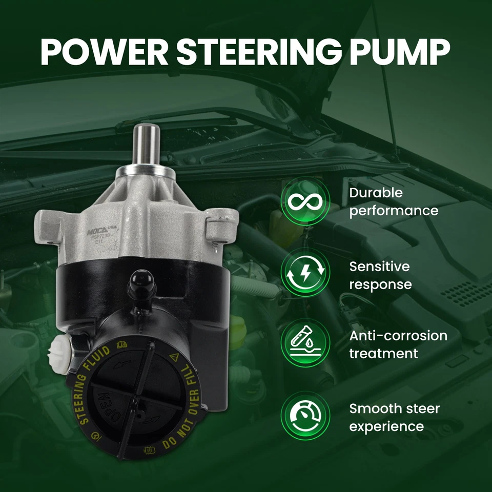 Power Steering Pump Serpentine Belt Fit 90-93 Ford F-250 & 90-94 Ford F-350 7.5L - Image 3 of 4