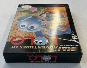 Adventures of Lolo Nintendo NES No Manual Tested -- S2G --