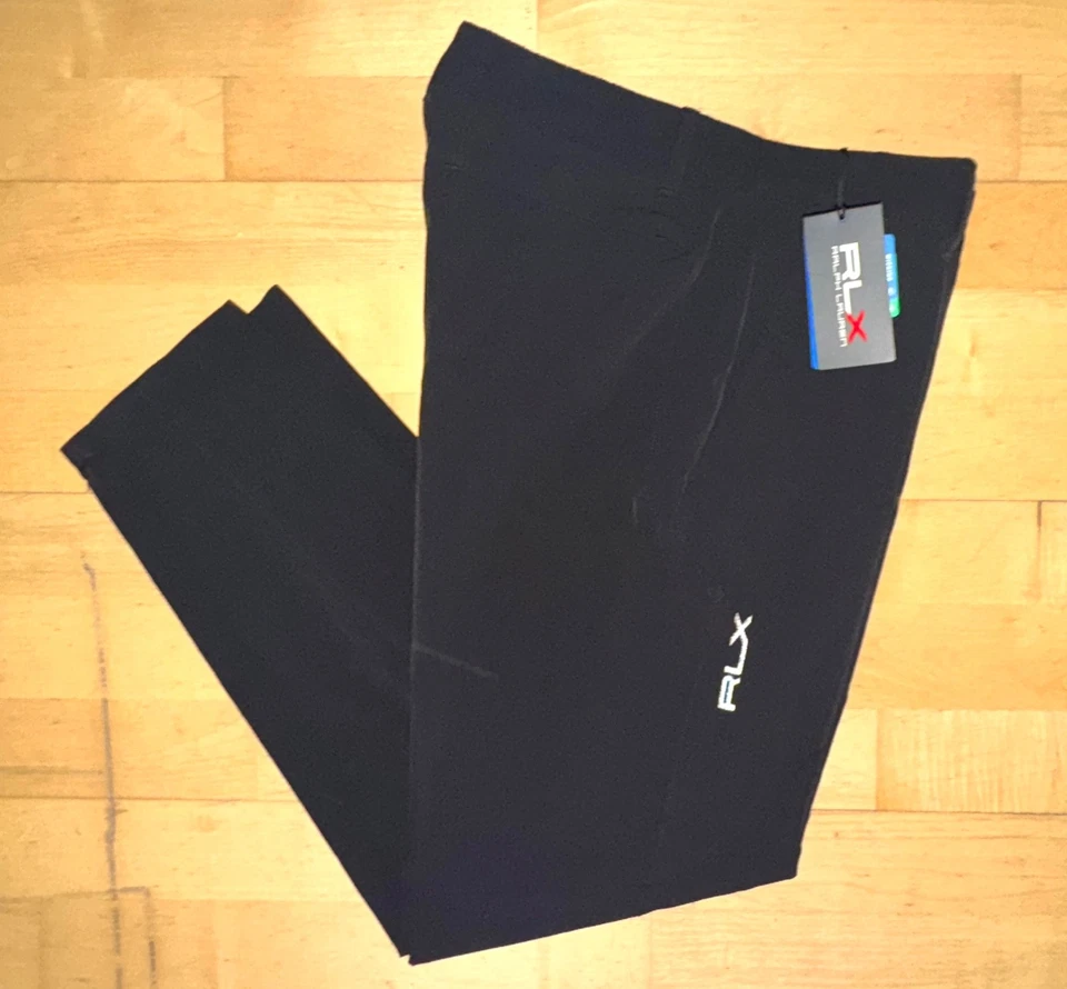 New Mens RLX Polo Ralph Lauren Golf 1/15 Athletic Pants Black Sz 30 x 30 $138 - Image 3 of 4