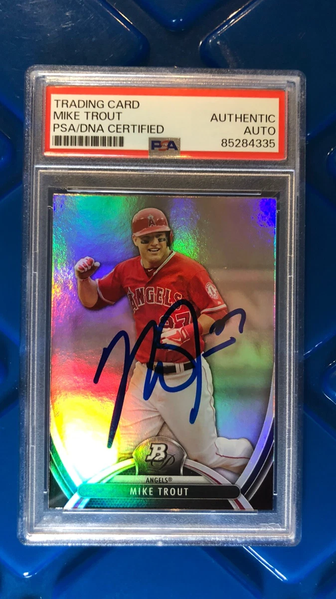 Professional Sports Authenticator (PSA) Mike Trout MLB Original