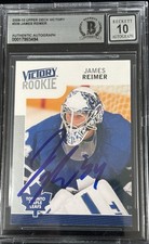 James Reimer Signed 2009-10 UD Victory RC #336 BAS Autograph Grade 10 Card James Reimer Signed 2009-10 UD Victory RC #336 BAS Autograph Grade 10 Card