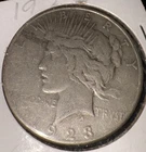 1923 San Francisco Peace Silver Dollar 90% Silver Bullion (ASW .7734 Troy Oz)