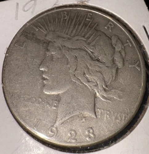 1923 San Francisco Peace Silver Dollar 90% Silver Bullion (ASW .7734 Troy Oz)