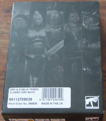 Orks und Koboldstämme Classic Ork Boyz Old World Games Workshop Warhammer Metall
