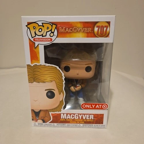 Funko Pop! Television MacGyver #707 W/protector Target Richard Dean Anderson