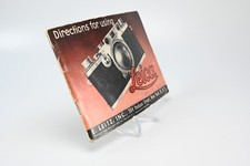 Leica IIIC Directions for Using User Instruction Manual Guide G781