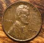 1940 Lincoln Wheat Cent Woody Wood Grain Improper Alloy Mix Error Unique Penny
