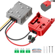 18V to 12V Step Down Converter for Milwaukee M18 Battery, 240W DC 12V Voltage...