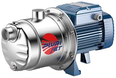 Einzelphase Bewässerungs-Selbstentlüftungspumpe Edelstahl 0,75kW PLURIJETm 4/100
