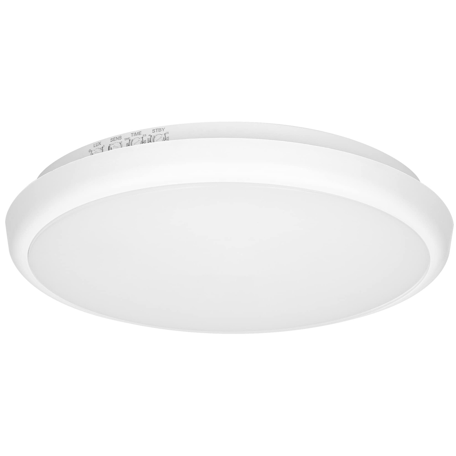 Plafonnier LED extérieur étanche IP65 CERS pour sécuriser un couloir sombre