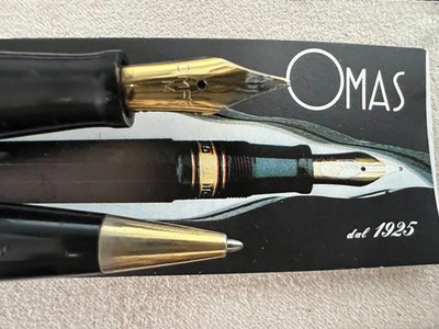 OMAS EXTRA Füllfederhalter Stiloforo Und Kugelschreiber Für Vintage Schreibtisch