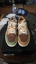 Jordan 1 Low Voodoo Size 10.5 Pre-owned Great Condition Replacement Box