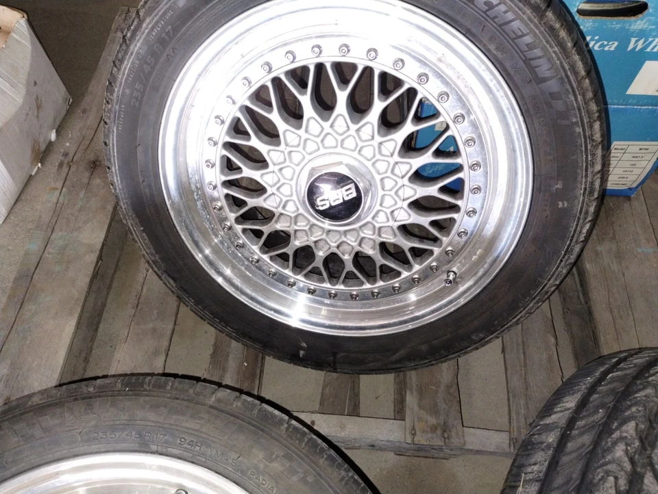 RUEDAS MERCEDES-BENZ BBS 3 piezas originales juego de 4 Foto 2 de 4