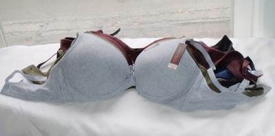 LOT 5 Cotton Blend  Bras NWT 38B Lightly Padded Sofra Intimates PLus 1 Free