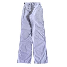 Vintage 70s Western Pants Woman's Size 24x34 Purple Light Bell Bottom Tag 8