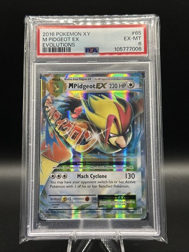 M Pidgeot-EX graded PSA 6 for sale on eBay