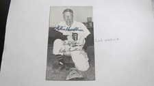 Willis Hudlin signed Postcard