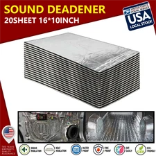 20Sheet Sound Deadener Car Insulation Automotive Heat Shield Self-Adhesive 7MM