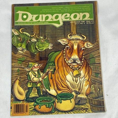 Dungeon Magazine Issue #12 Vol II No 6 Advanced Dungeons & Dragons AD&D 1988 - Picture 1 of 6