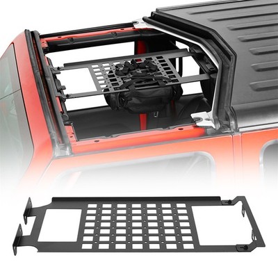 Overhead Storage MOLLE Panel w/Pouch Bag for 18-26 Jeep Wrangler JL Gladiator JT