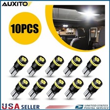 10x Auxito T10 168 2825 194 Led License Plate Light Bulb 6000k Bright White Y