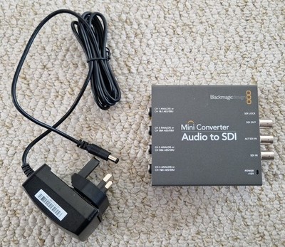 Blackmagic Audio zu SDI Embedder Mini Konverter - ohne Box und Hook & Loop hinzugefügt