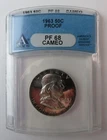 1963 Franklin Half Dollar - ANACS PF68 CAMEO