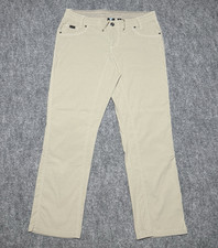 Kuhl Women Hiking Pants Straight Leg Nylon Size 12 Reg Brown Stretch Fit 34x29