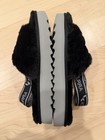 Koolaburra by UGG Back-Strap Sandals Fuzz'n II Black 7 Platform Slides Slippers — photo 3