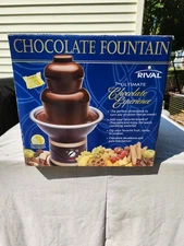Rival 3-Tier Chocolate Fountain The Ultimate Chocolate Experience CFF5-CHP