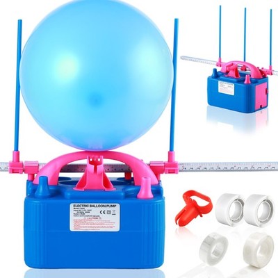Best Party Zealot Electric Balloon Inflator Dual Nozzles with Sizer Air Pump US