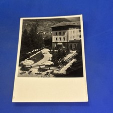 PONTE DI LEGNO GRANDE ALBERGO - Bianco e nero Cartolina