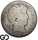 1893-S Barber Half Dollar, Key Date San Francisco Issue