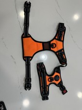 PHOEPET No Pull Dog Harness Medium Reflective Front Clip Vest Medium, Orange