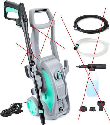 HAUSHOF Hochdruckreiniger 135 Bar Fördermenge 426 l/h 1600W Ohne Zubehör.