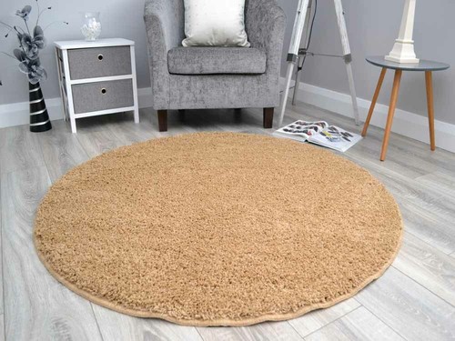 Circular Circle Shaggy Rugs Non Slip Washable Floor Small Large Round Mats Cheap - Picture 9 of 20