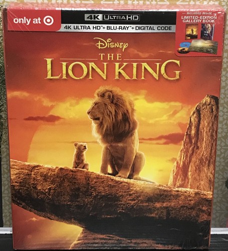💥 Lion King (2019) 4K UHD/Blu-ray/Digital Digipack Target USA w/ Storybook🆕👌 - 第 1/2 張圖片