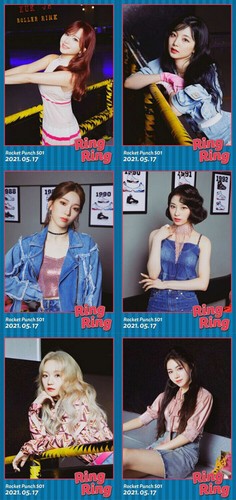 ROCKET PUNCH RING RING 1st Single Album CD+Photo Book+2 Card+Sticker SEALED - Bild 5 von 13